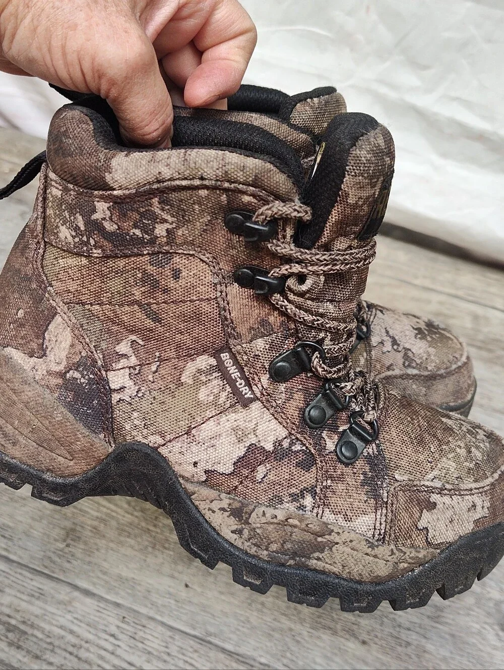 Red Head Kids Timberbuck Camo Hunting Hiking Boots Youth Size 3